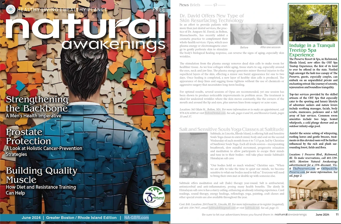 June 2024 cover of Natural Awakenings magazine highlighting health and wellness.