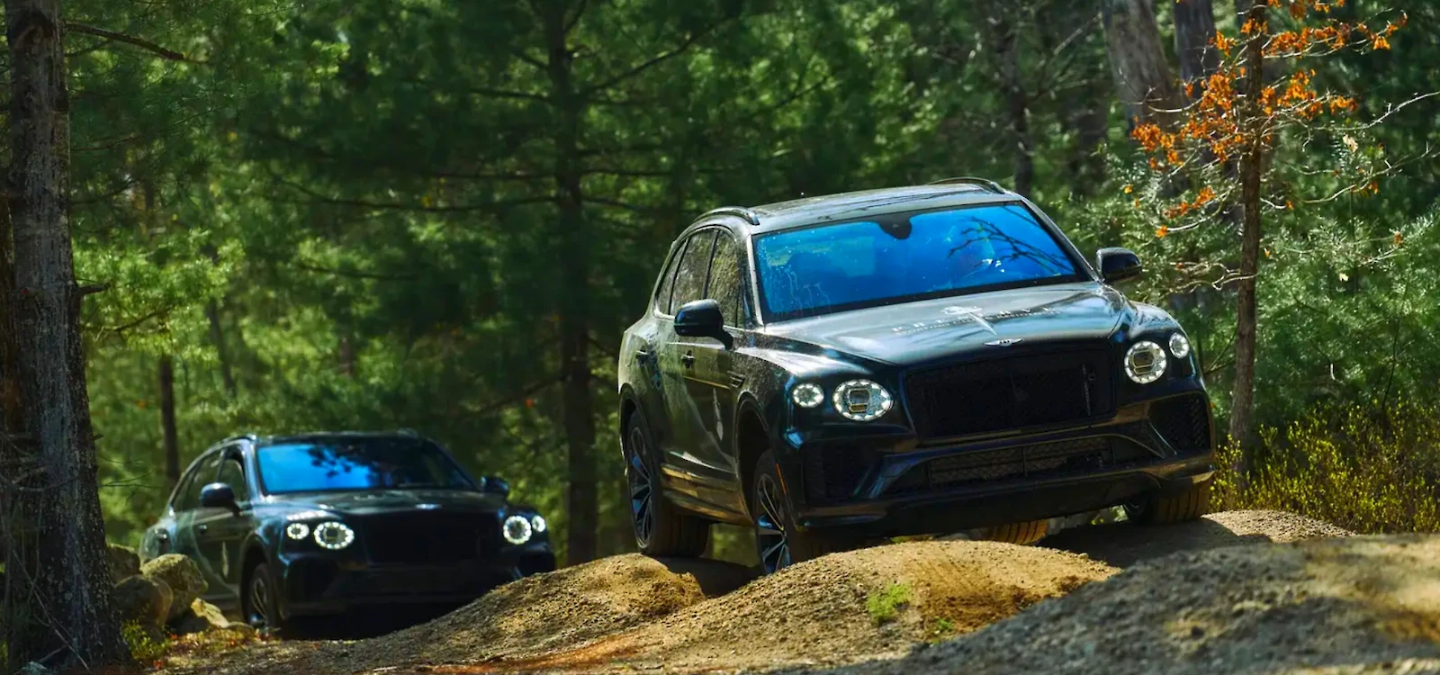 Screenshot of an article titled Bentley Bentayga Off-Road Review: Aired Down, Pinkies Up