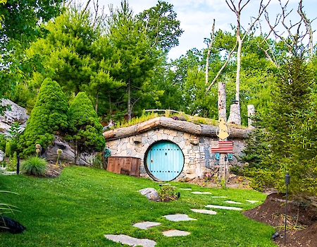 Entrance to the Hobbit House at the Preserve