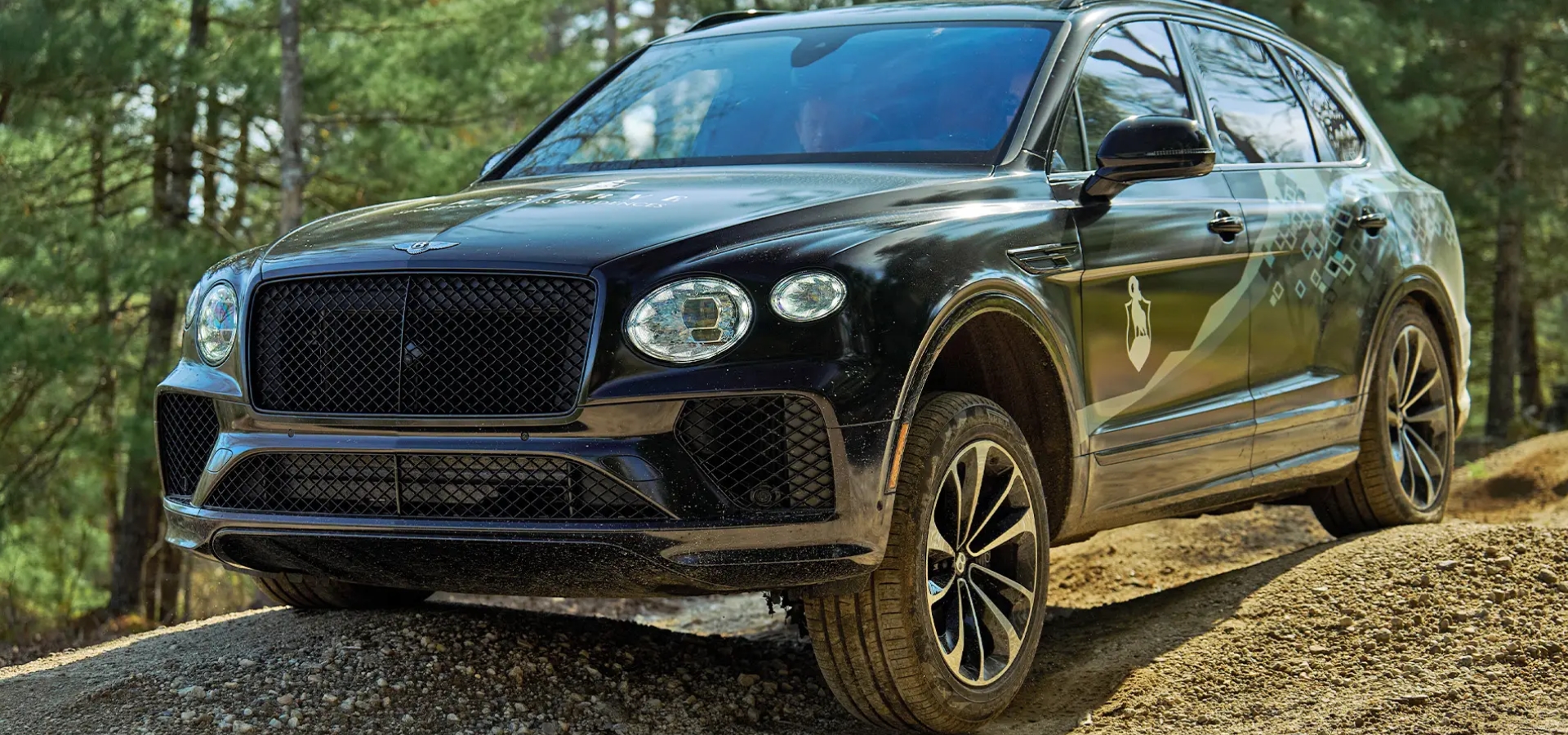 entley Bentayga showcasing its off-road capabilities at The Preserve Resort & Spa.